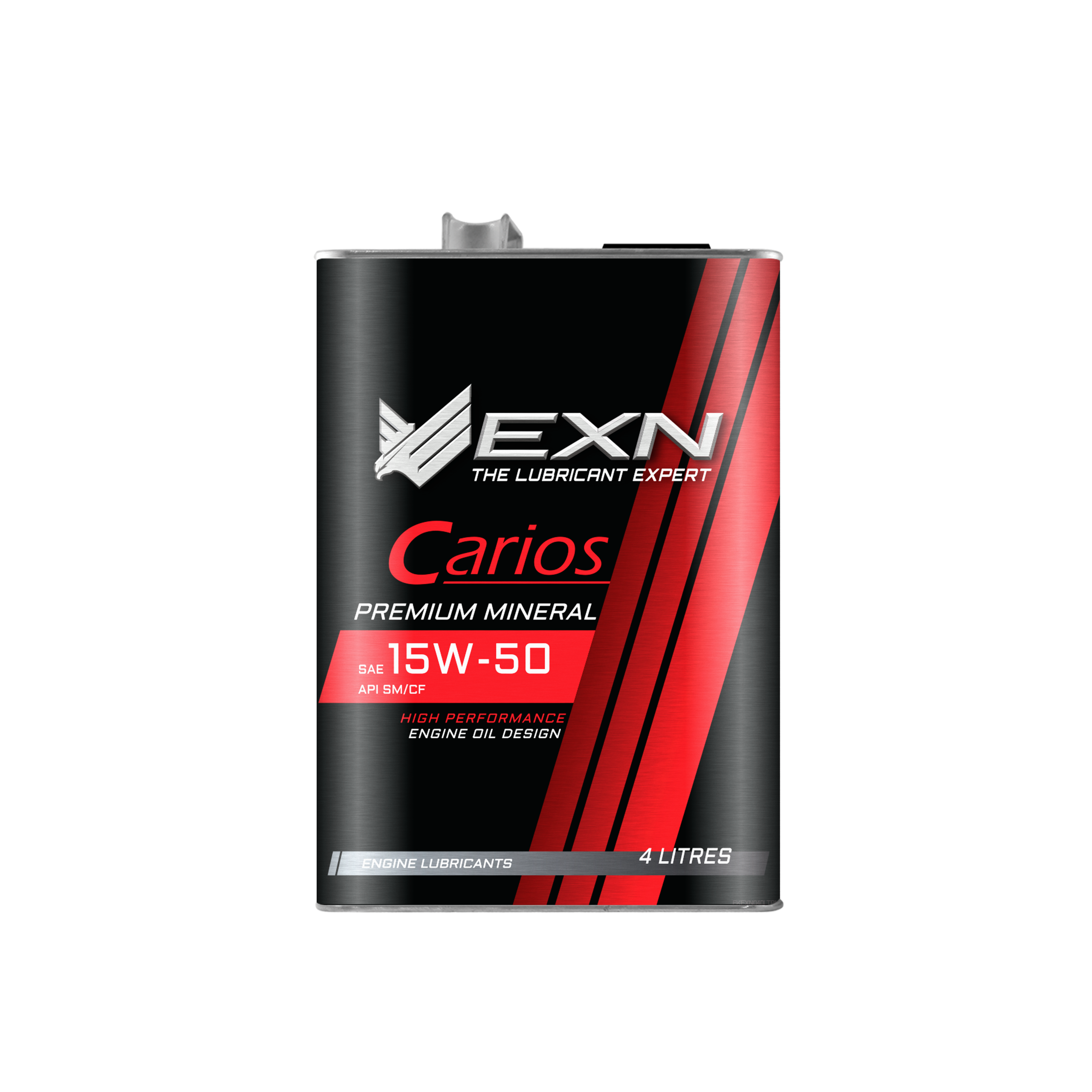 EXN CARIOS SAE 15W50 PREMIUM MINERAL 4L EXN - CARIOS SAE 15W50 - PREMIUM MINERAL -6,000 4L - Image 1