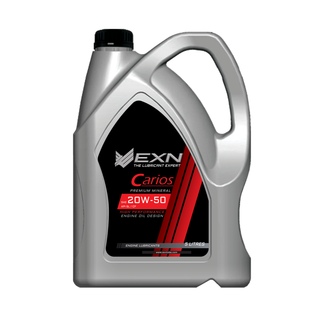 EXN - CARIOS SAE 20W50 SL/CF - MINERAL - 5,000 5L - Lufi Malaysia