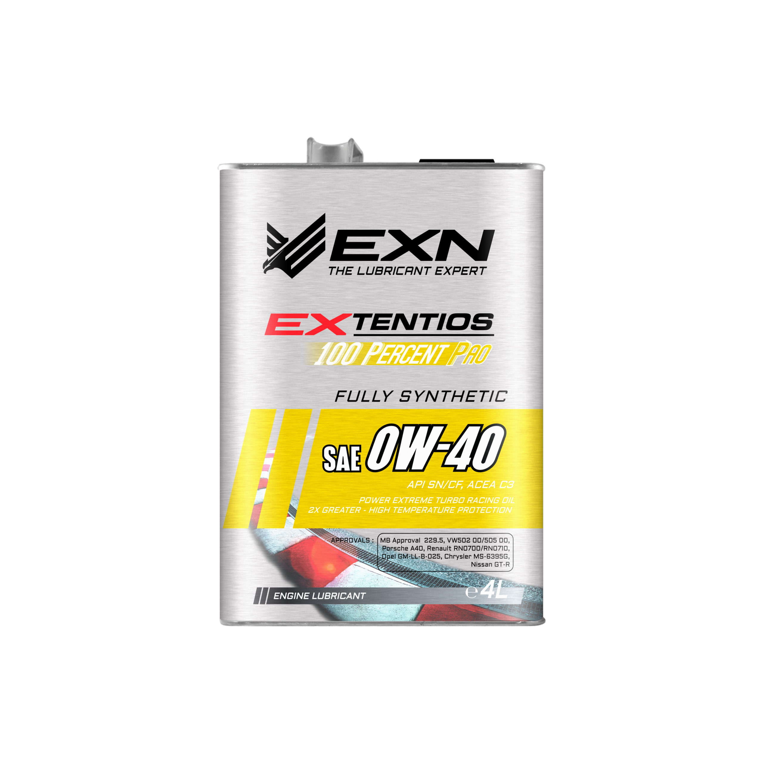 EXN EXTENTIOS FULLY SYN SAE 0W40 4L EXN - EXTENTIOS FULLY SYN SAE 0W40 4L - Image 1