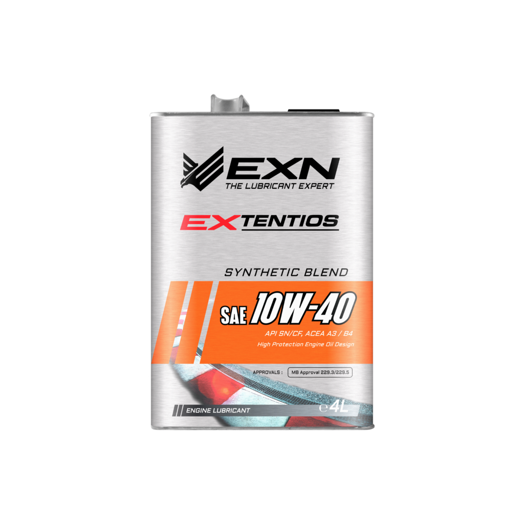 Exn extentios synthetic blend sae 10w40 4l lufi malaysia